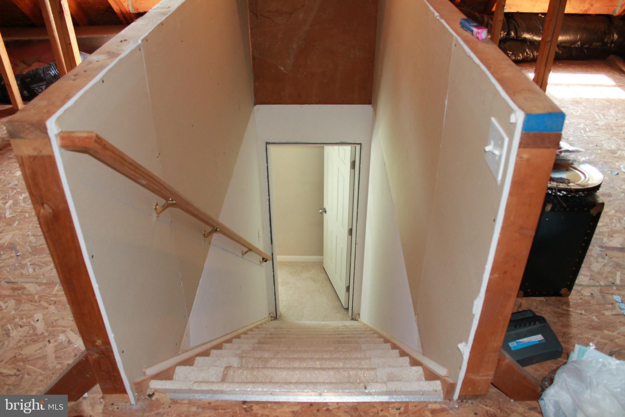9391 Caledon Road King George, VA 22485 - Photo 47 of 54 stairs to attic