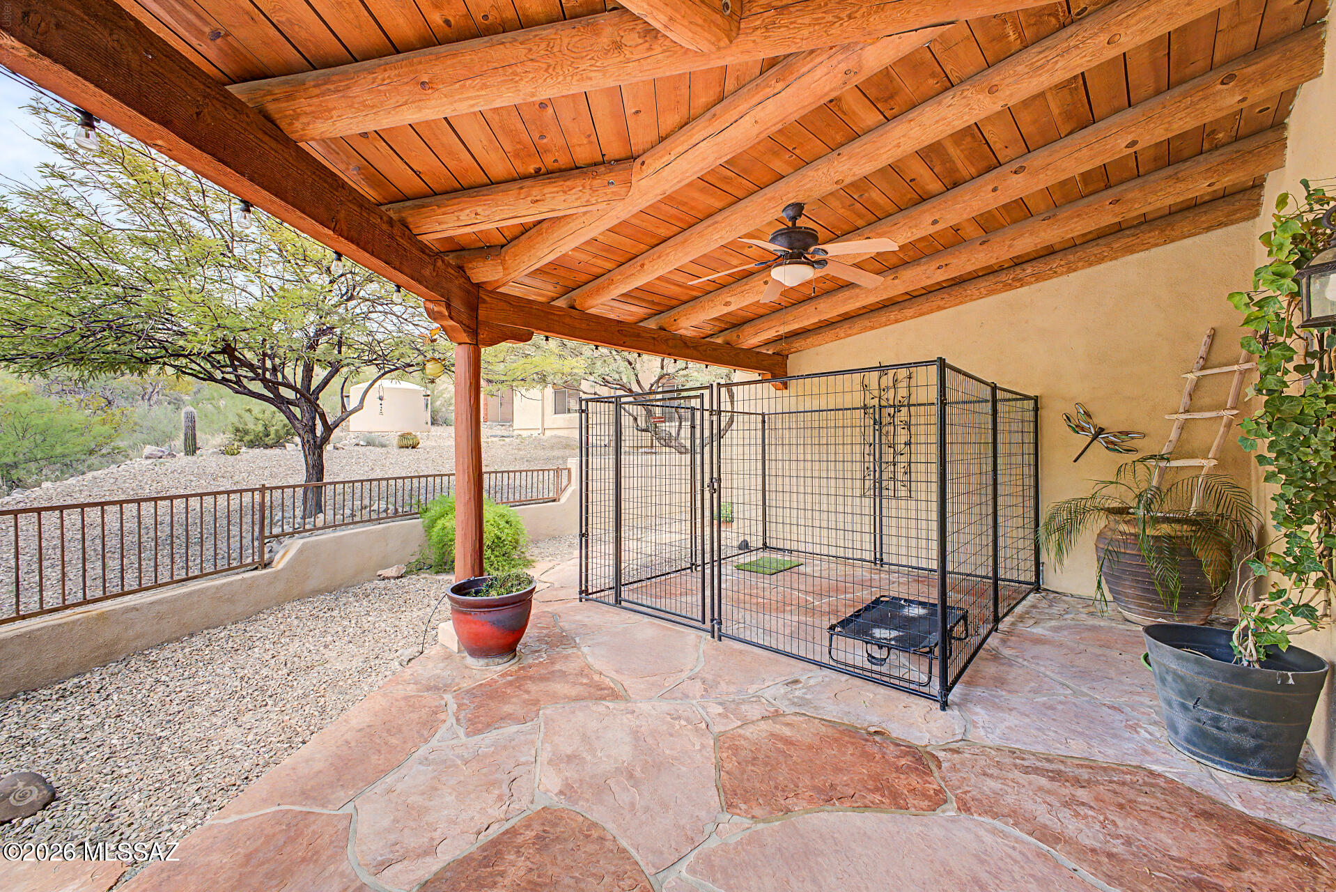 15770 East Colossal Cave Road Vail, AZ 85641 - Photo 19 of 50 Bedroom 2 patio