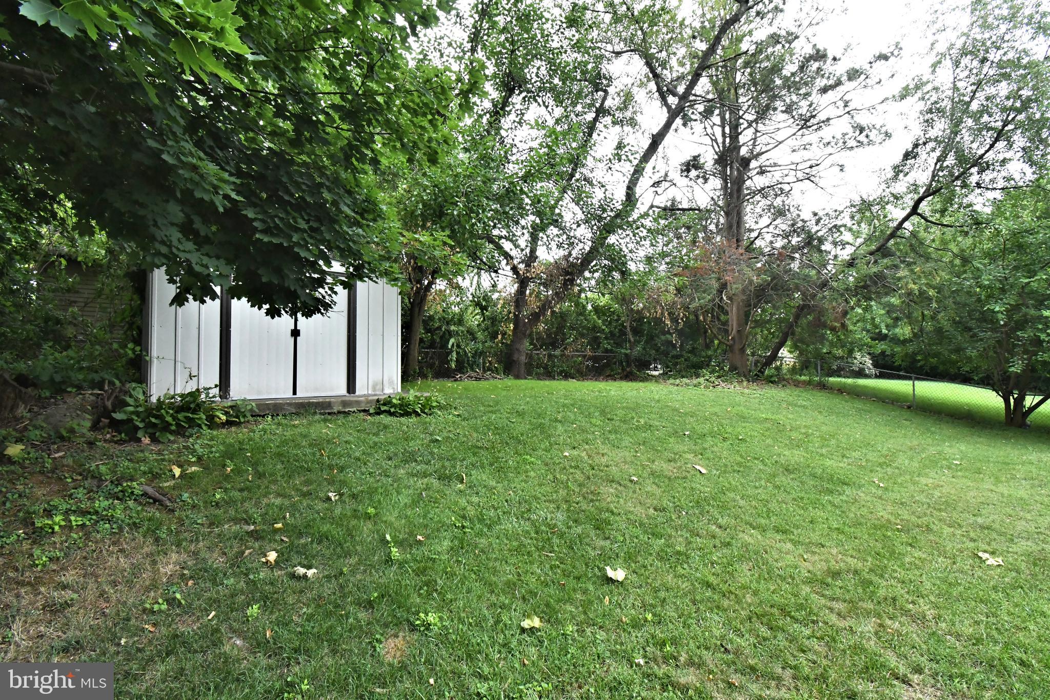 500 Burton Road Oreland, PA 19075 - Photo 47 of 54 Rear yard with shed