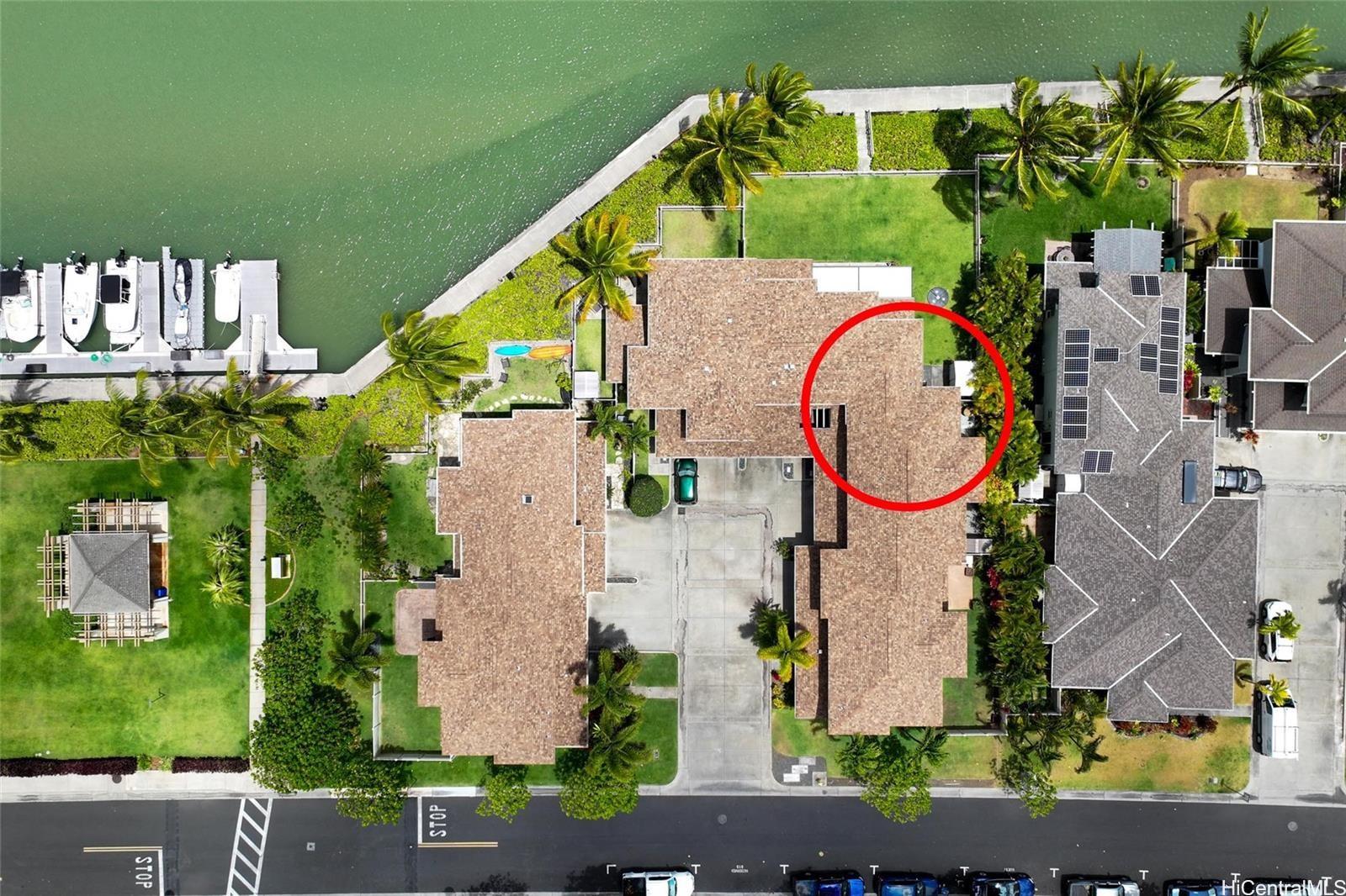 520 Lunalilo Home Road, Unit 313 Honolulu, HI 96825 - Photo 24 of 25 an aerial view of a house with a swimming pool