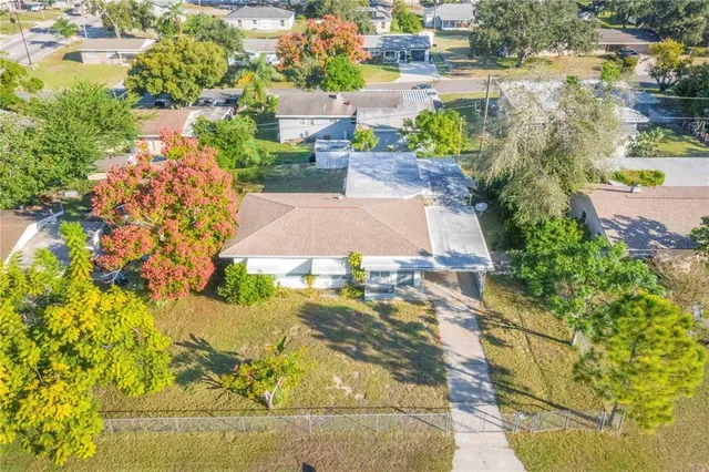 an aerial view of a city with lots of residential buildings