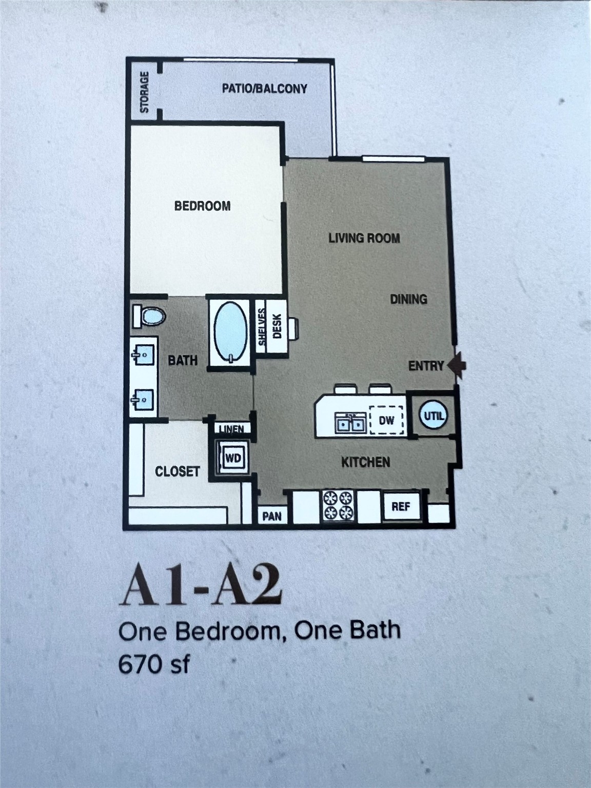 17011 West Little York Road, Unit 311 Houston, TX 77084 - Photo 8 of 8 Floor Plan