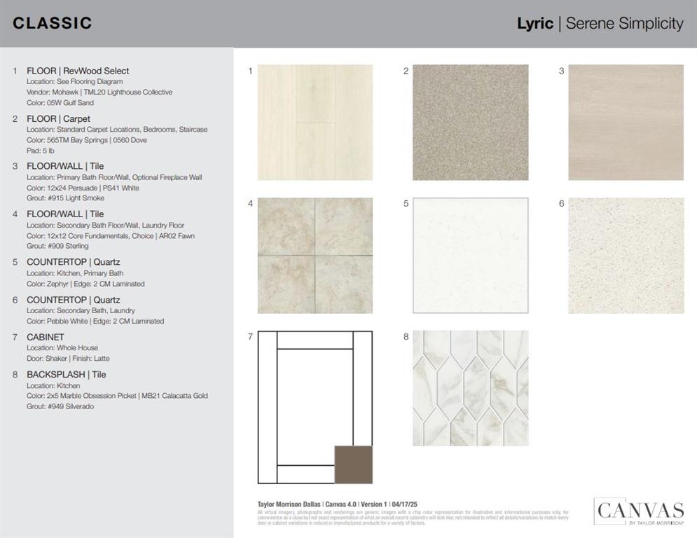 2416 Bluebonnet Road Northlake, TX 76226 - Photo 4 of 40 2416 Bluebonnet Road design selections! This home is currently under construction and selections are subject to change.