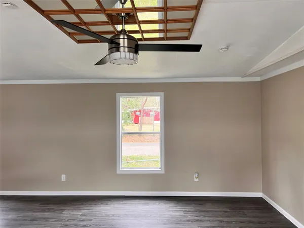 a view of a room with window