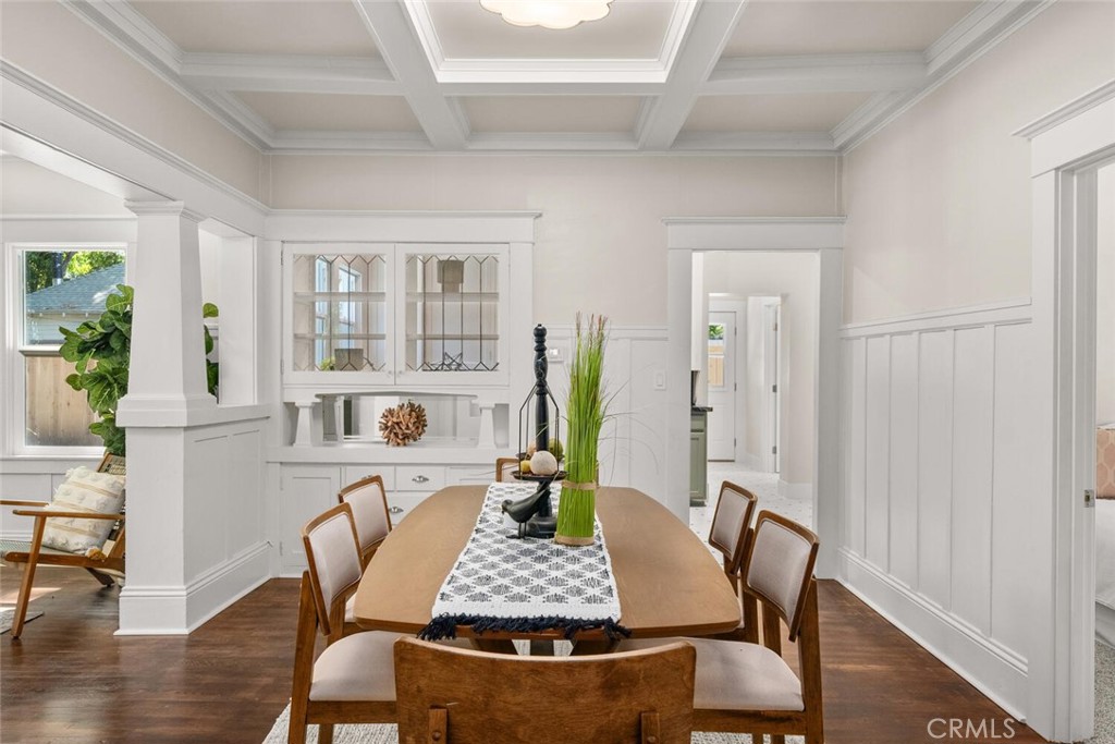 1336 Chestnut Street Chico, CA 95928 - Photo 12 of 41 a view of a dining room with furniture window and wooden floor