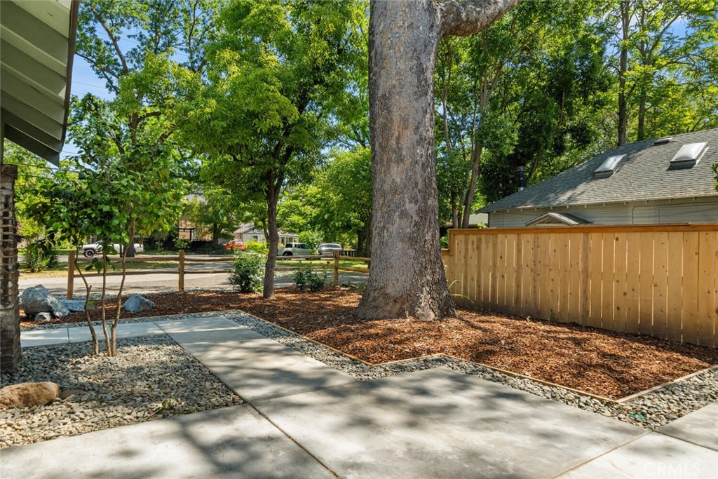 1336 Chestnut Street Chico, CA 95928 - Photo 35 of 41 a view of a backyard with tree