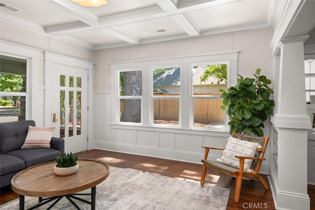 1336 Chestnut Street Chico, CA 95928 - Photo 8 of 41 a living room with furniture and a potted plant