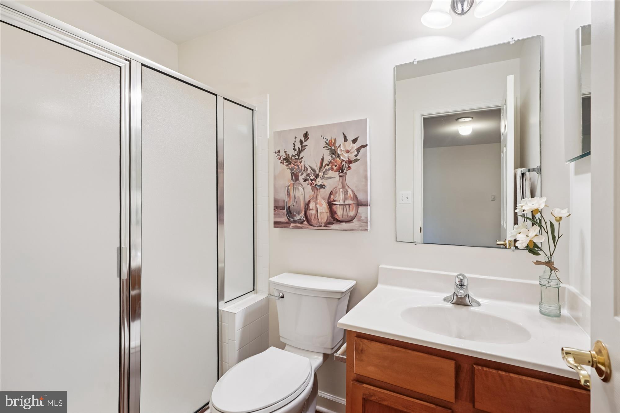 796 Col Edmonds Court Warrenton, VA 20186 - Photo 40 of 47 a bathroom with a sink and a mirror
