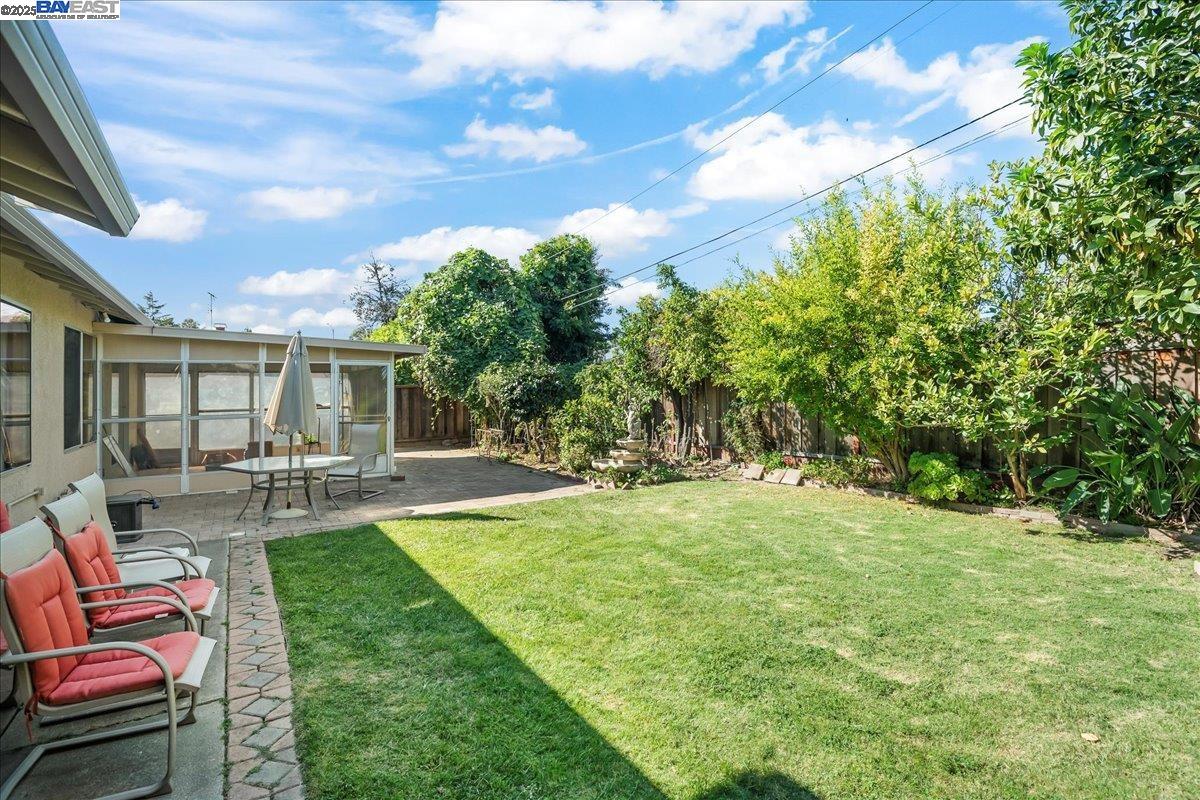 1043 Bonner Avenue Fremont, CA 94536 - Photo 16 of 16 a view of backyard of house with seating space