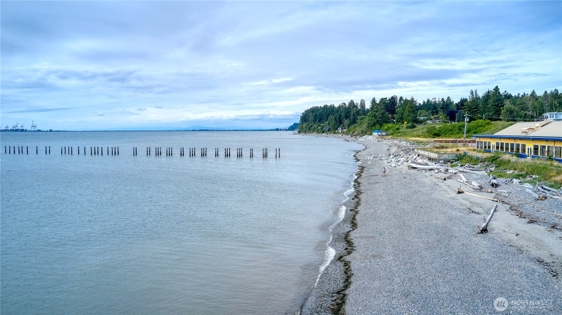 585 Marine Drive Point Roberts, WA 98281 - Photo 9 of 21 a view of a pathway with a big yard