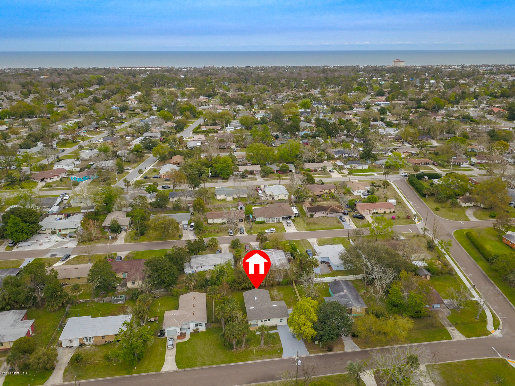 411 Skate Road Atlantic Beach, FL 32233 - Photo 25 of 26 view of city and an ocean