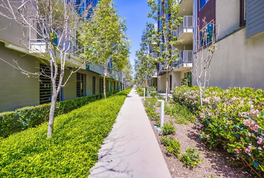 215 Bowery Irvine, CA 92612 - Photo 37 of 63 a view of a pathway with house on both side
