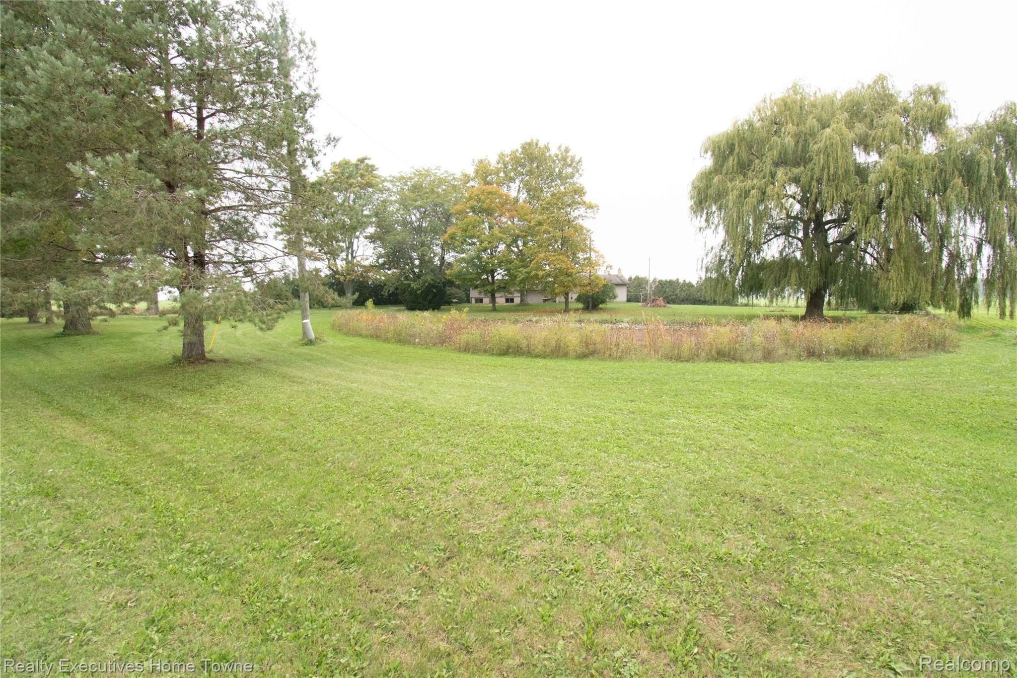 5849 Roach Road Croswell, MI 48422 - Photo 22 of 25 Front yard with pond