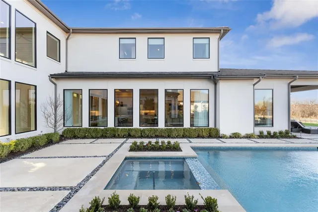 a view of a house with a patio