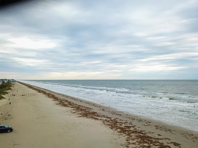 a view of beach and ocean