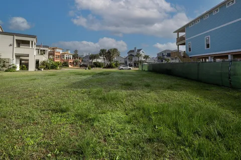 a view of building and yard