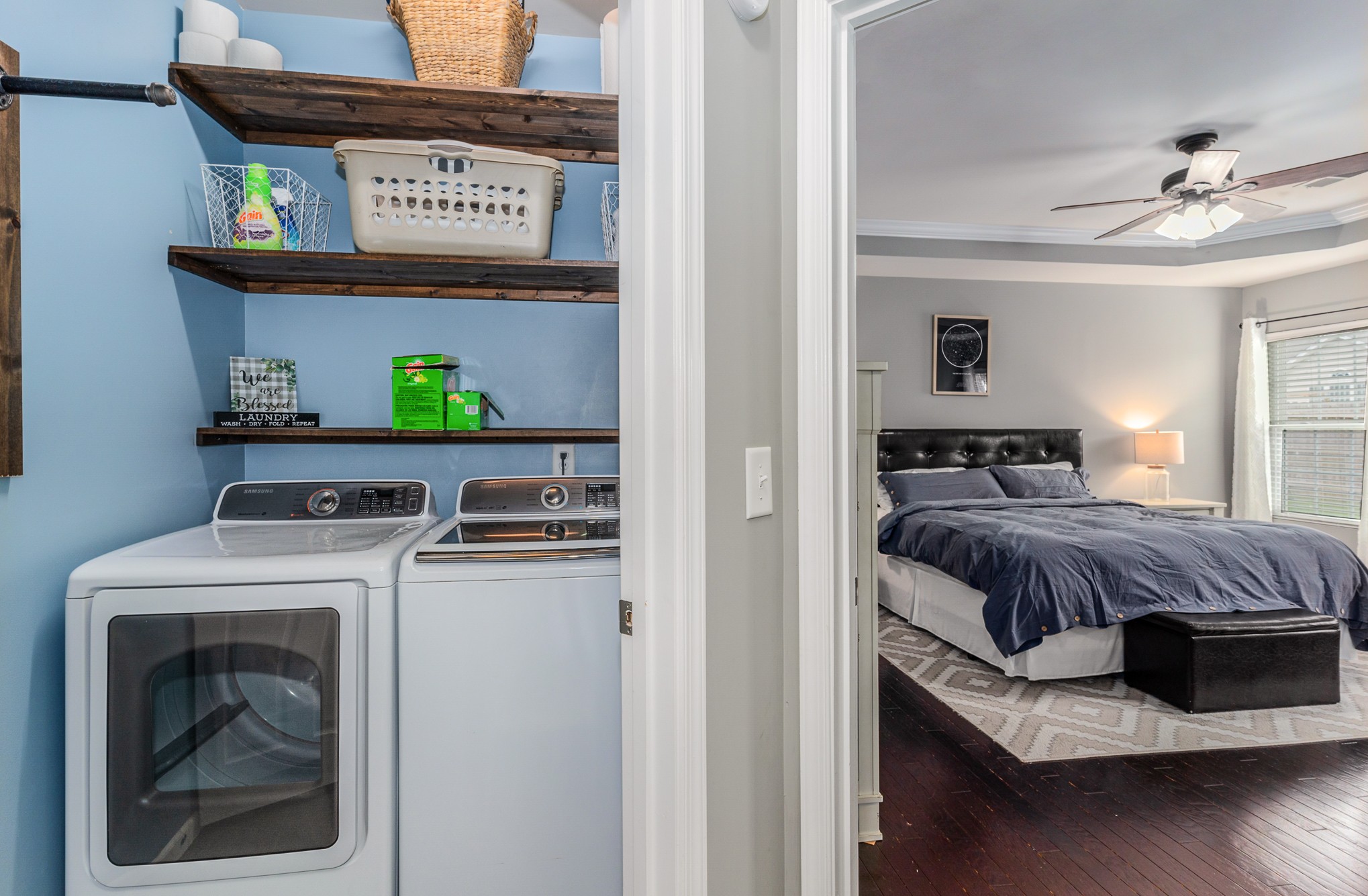 3002 Hope Circle Spring Hill, TN 37174 - Photo 17 of 25 a bedroom with a bed and a painting on the wall