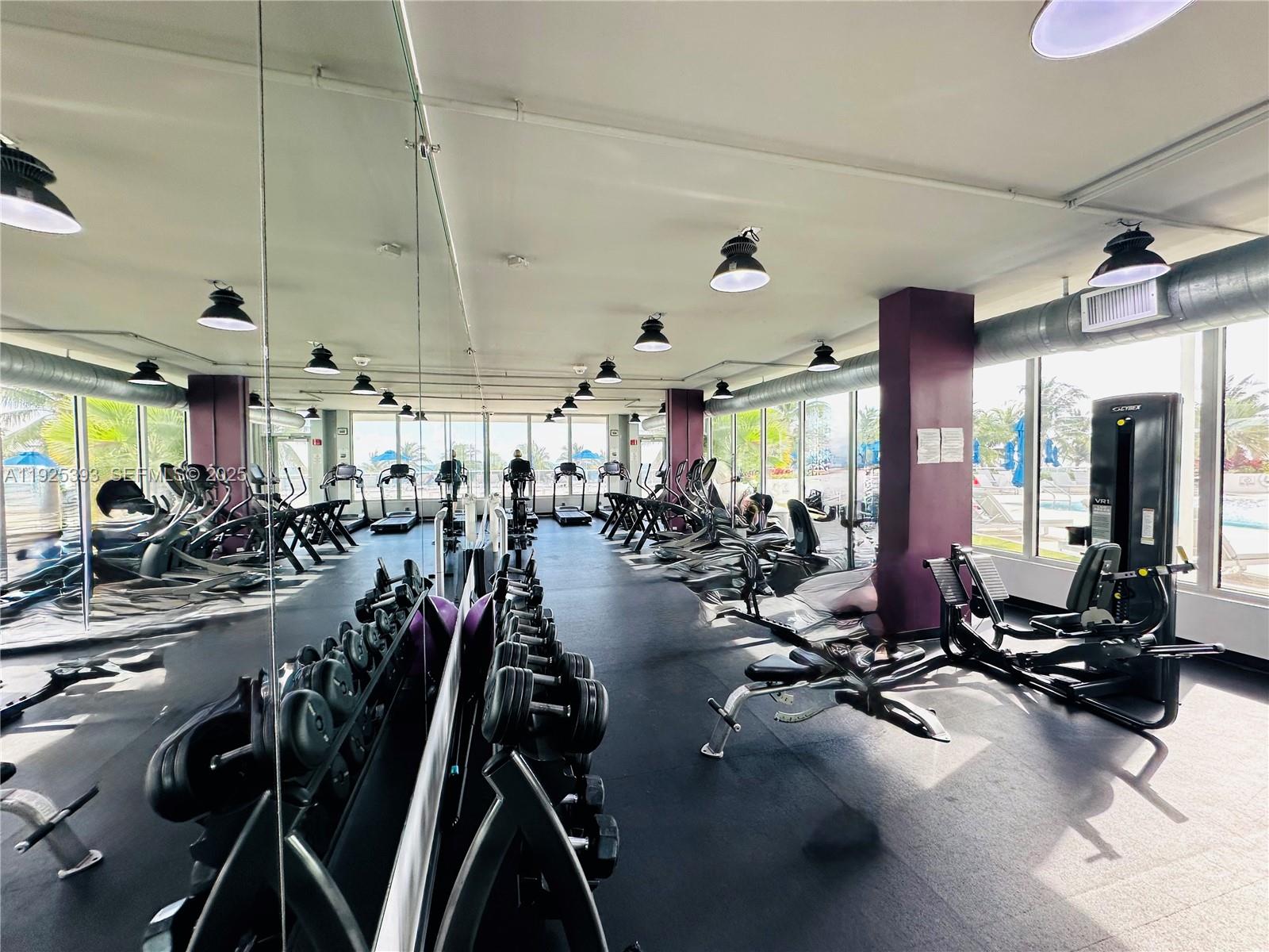 100 Lincoln Road, Unit 1427 Miami Beach, FL 33139 - Photo 29 of 30 a view of a room with gym equipment