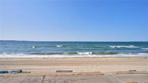 a view of a lake from a yard