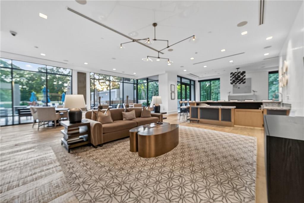 2520 Peachtree Road Northwest, Unit 903 Atlanta, GA 30305 - Photo 56 of 62 a living room with furniture and a large window