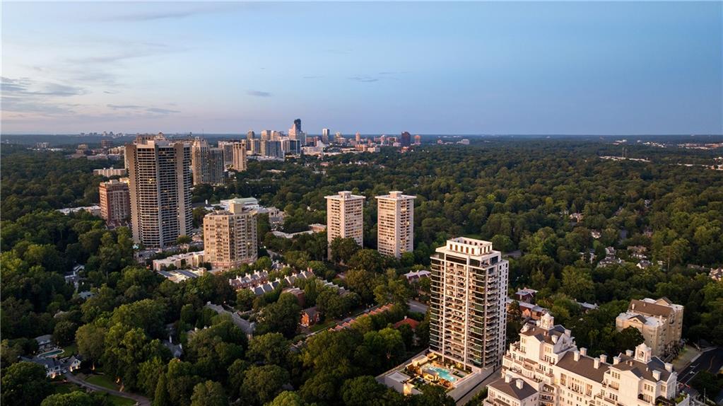 2520 Peachtree Road Northwest, Unit 903 Atlanta, GA 30305 - Photo 61 of 62 a view of a city with tall buildings