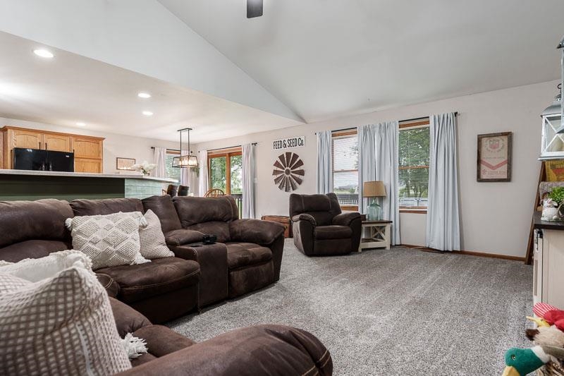 320 Lake Lida Lane Rochelle, IL 61068 - Photo 7 of 43 a living room with furniture and a couch