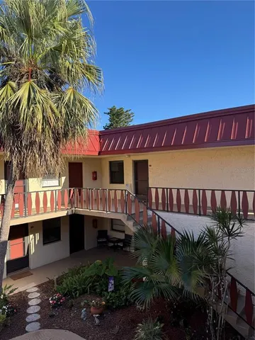 a view of a house with a patio
