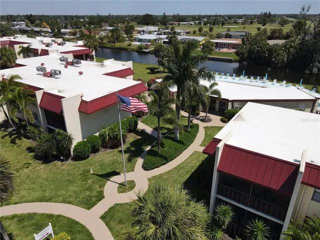 a view of a lake with outdoor space