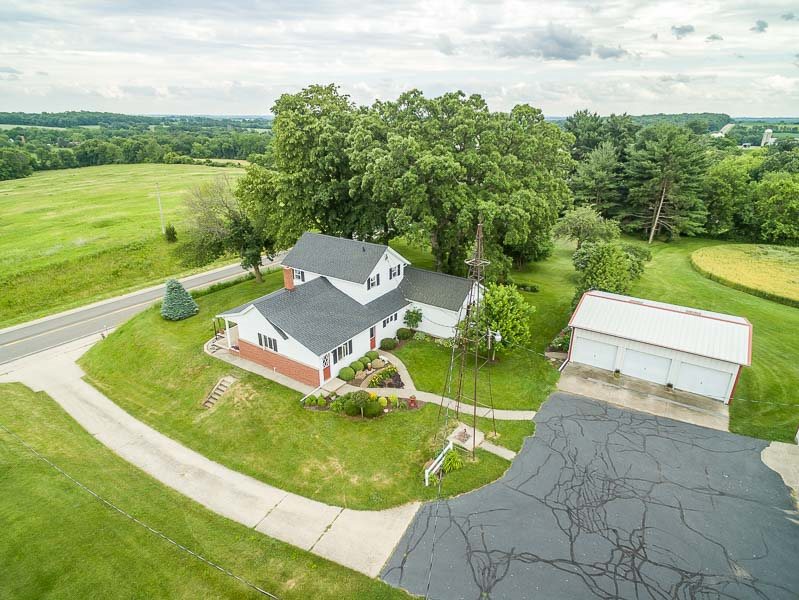 10208 Center Road Durand, IL 61024 - Photo 1 of 25 an aerial view of a house