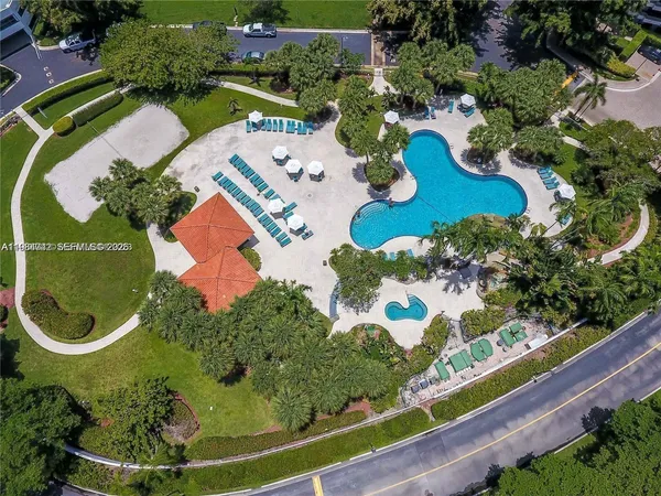a view of outdoor space yard and swimming pool