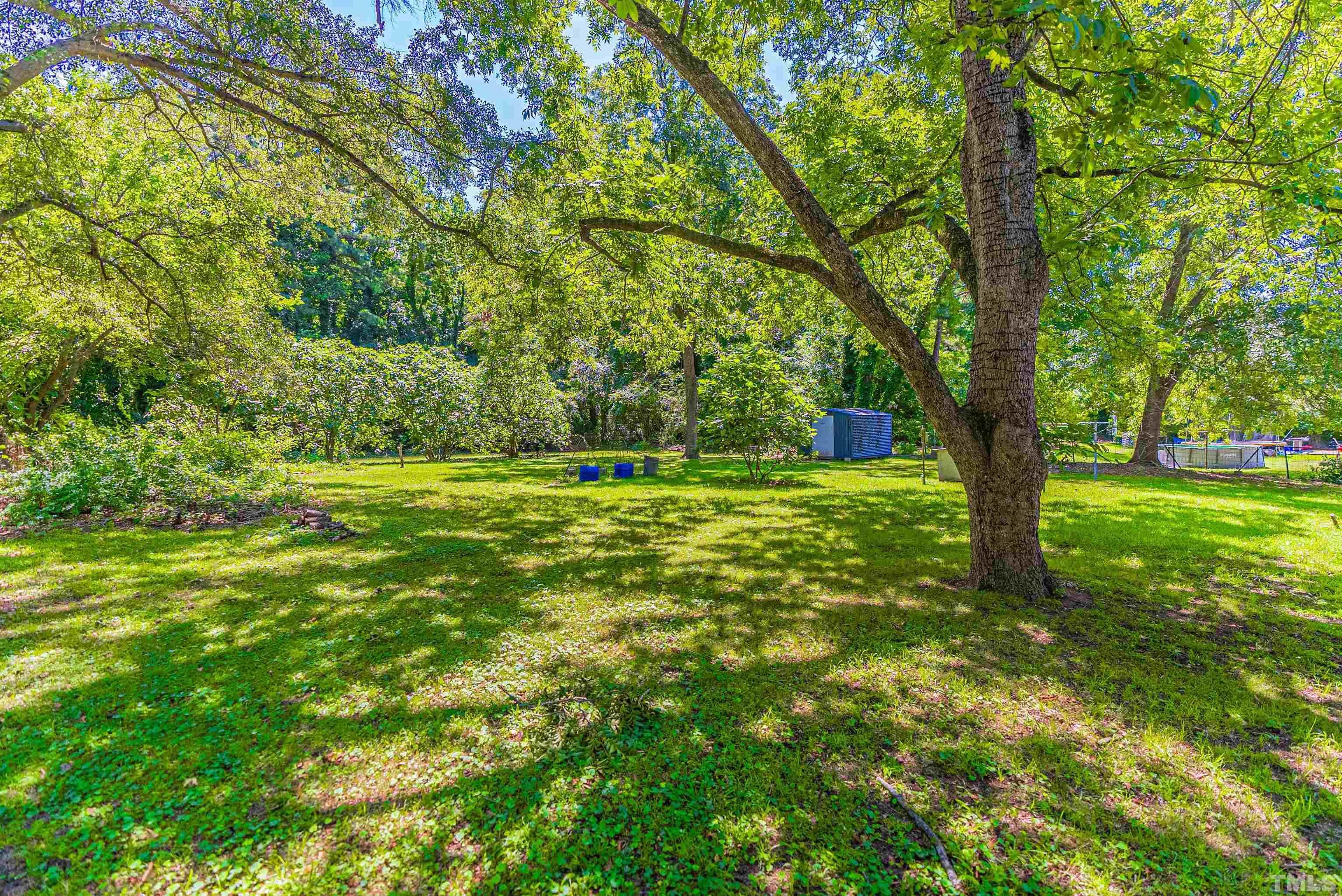 457 Rose Lane Raleigh, NC 27610 - Photo 20 of 26 a view of a field with a tree in the background
