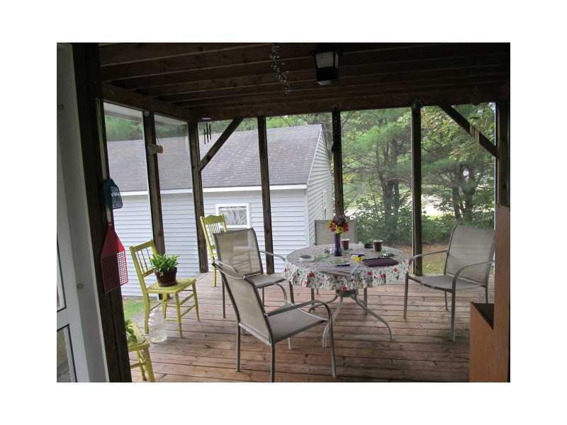 72 W Road West Gardiner, ME 04345 - Photo 6 of 26 Covered Porch. View of the screened...