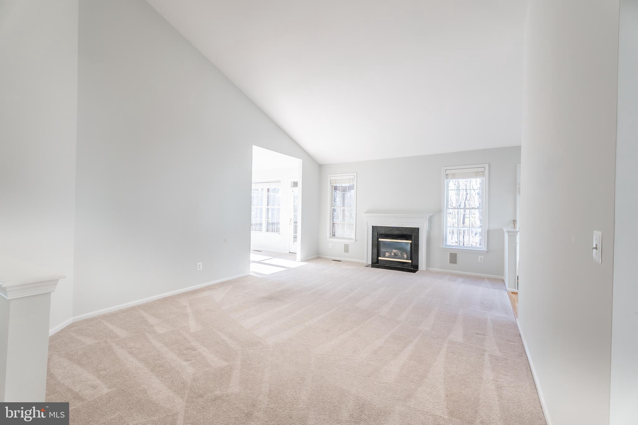 6880 Saddle Run Way Gainesville, VA 20155 - Photo 14 of 57 Vaulted Ceiling in Family room with fireplace