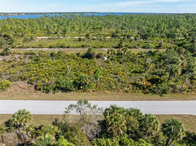 a view of a lake from a window