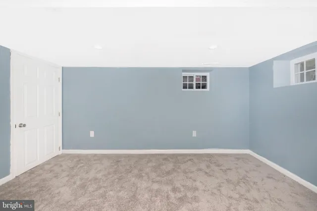 a view of an empty room
