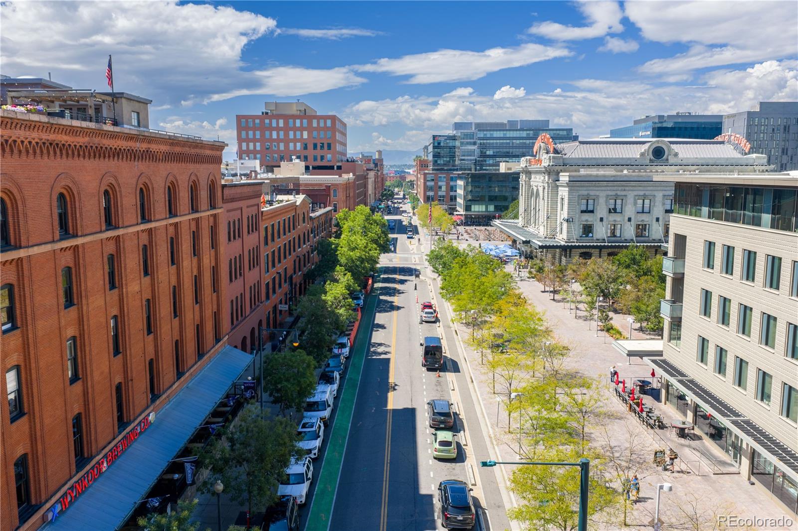 1792 Wynkoop Street, Unit 307 Denver, CO 80202 - Photo 21 of 26 a view of a city from a patio