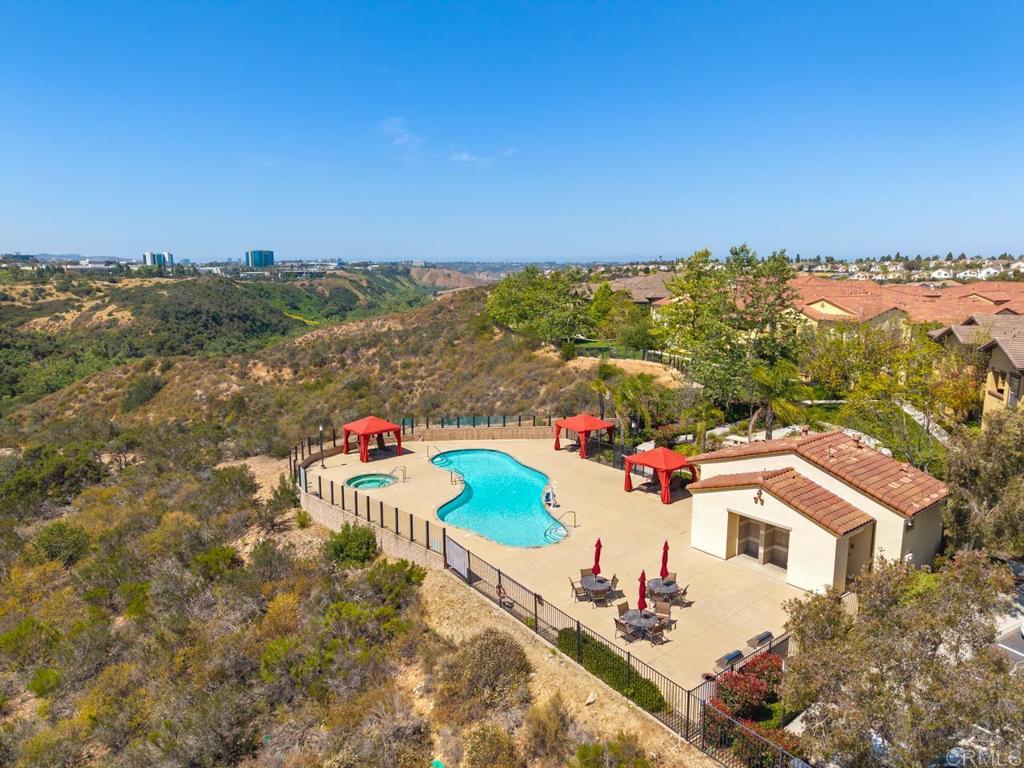 6610 Canopy Ridge Lane, Unit 37 San Diego, CA 92121 - Photo 62 of 65 an aerial view of a house with a outdoor space