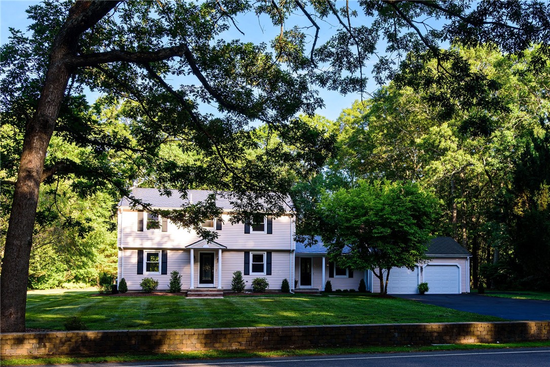 680 Fletcher Road North Kingstown, RI 02852 - Photo 2 of 41 Beautifully set on 1.86 lot with stone walls