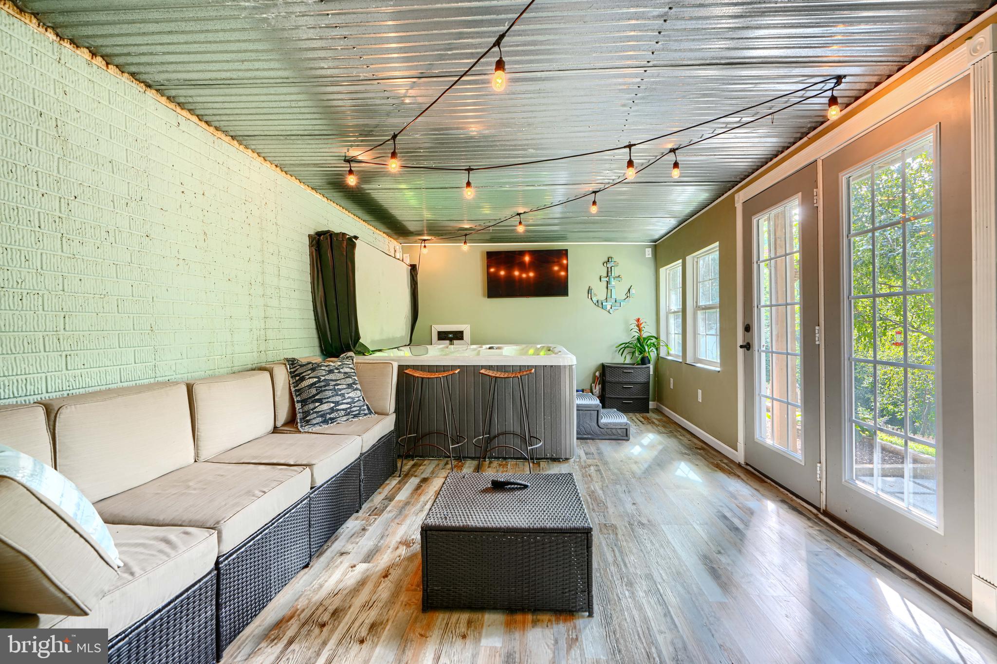 3314 Pouska Road Abingdon, MD 21009 - Photo 60 of 76 Hot Tub Room with amazing views and privacy