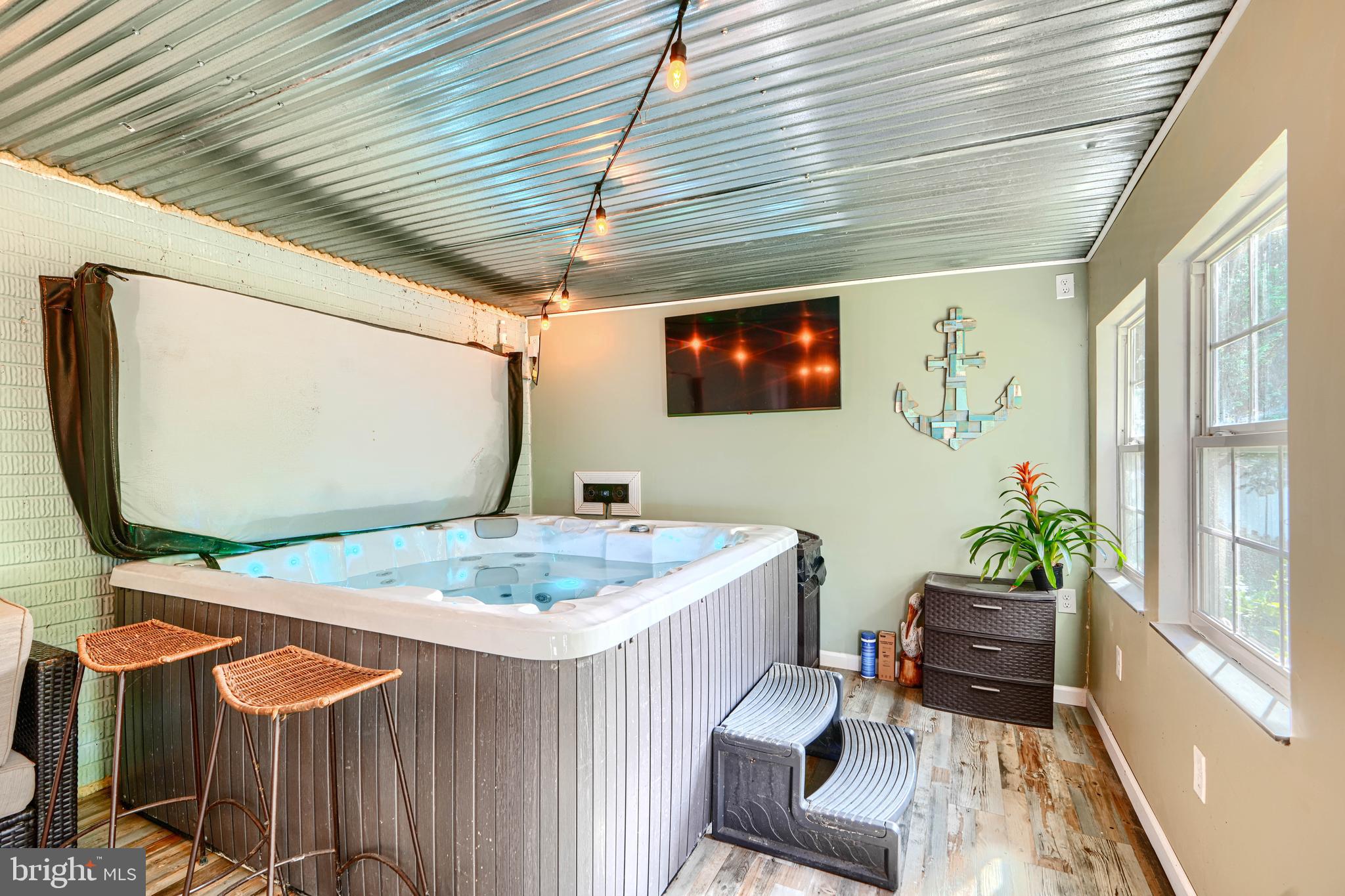 3314 Pouska Road Abingdon, MD 21009 - Photo 61 of 76 Hot Tub Room with amazing views and privacy