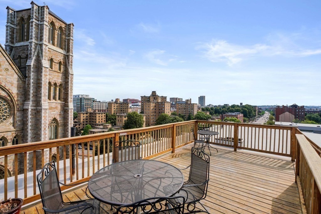 1411 Washington Street, Unit 5 Boston, MA 02118 - Photo 17 of 19 a view of a city from a roof deck