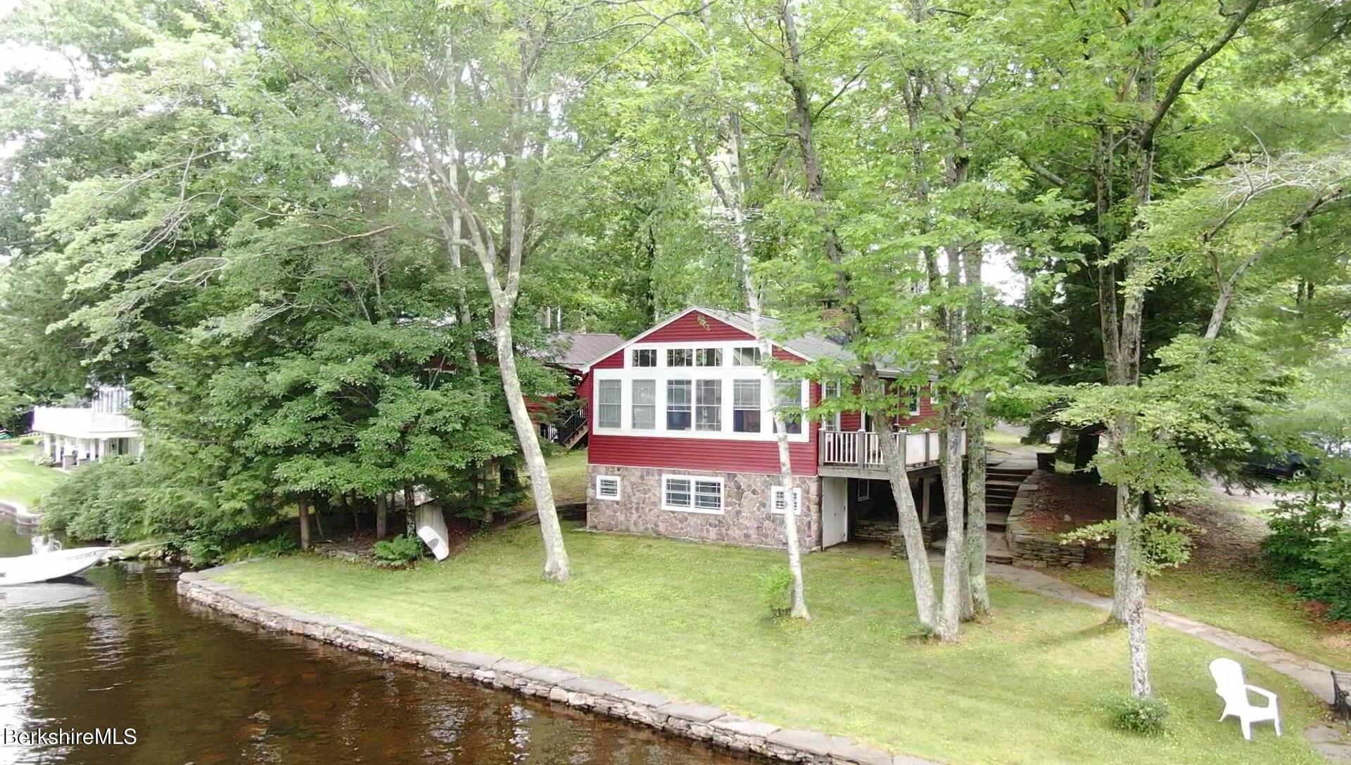 5 South Gate Island Road Otis, MA 01029 - Photo 4 of 38 a house view with a outdoor space