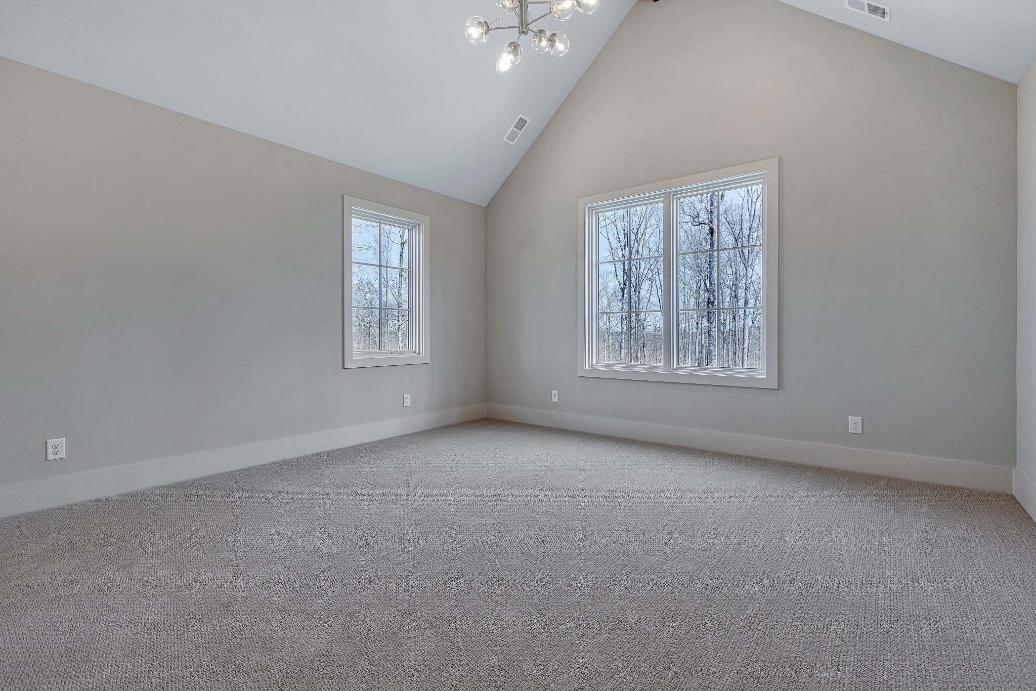 5025 Cobbler Ridge Road Franklin, TN 37064 - Photo 25 of 34 an empty room with windows and closet