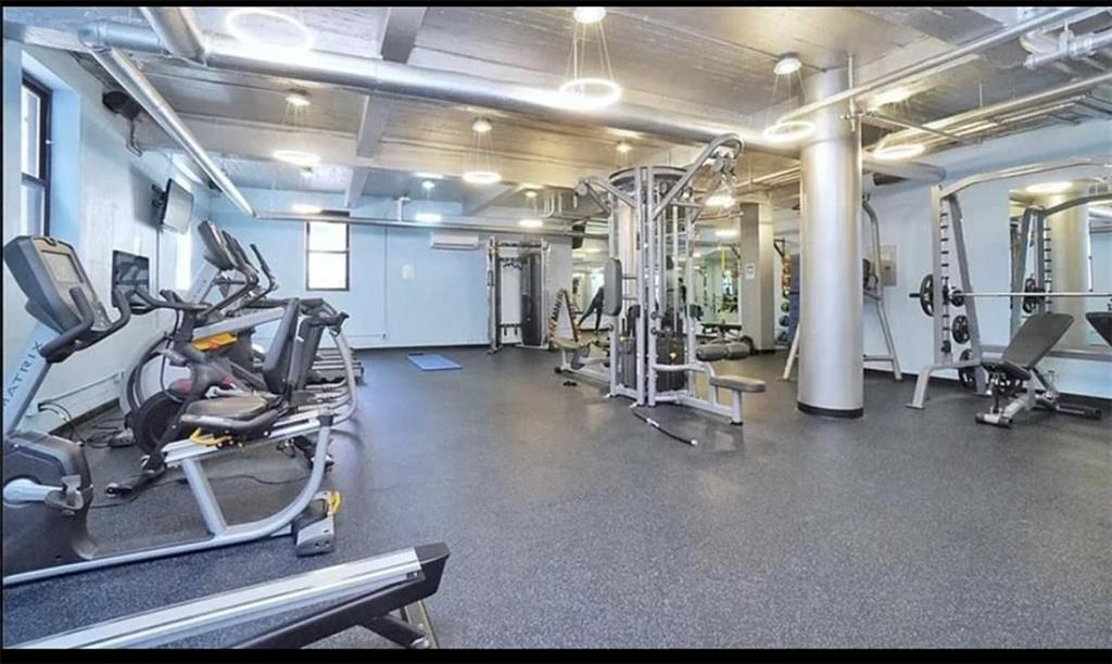 1237 Avenue Z, Unit 1V Brooklyn, NY 11235 - Photo 17 of 20 a view of a room with gym equipment