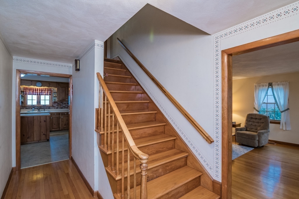 88 Buffam Road Pelham, MA 01002 - Photo 22 of 42 a view of entryway and hall with wooden floor