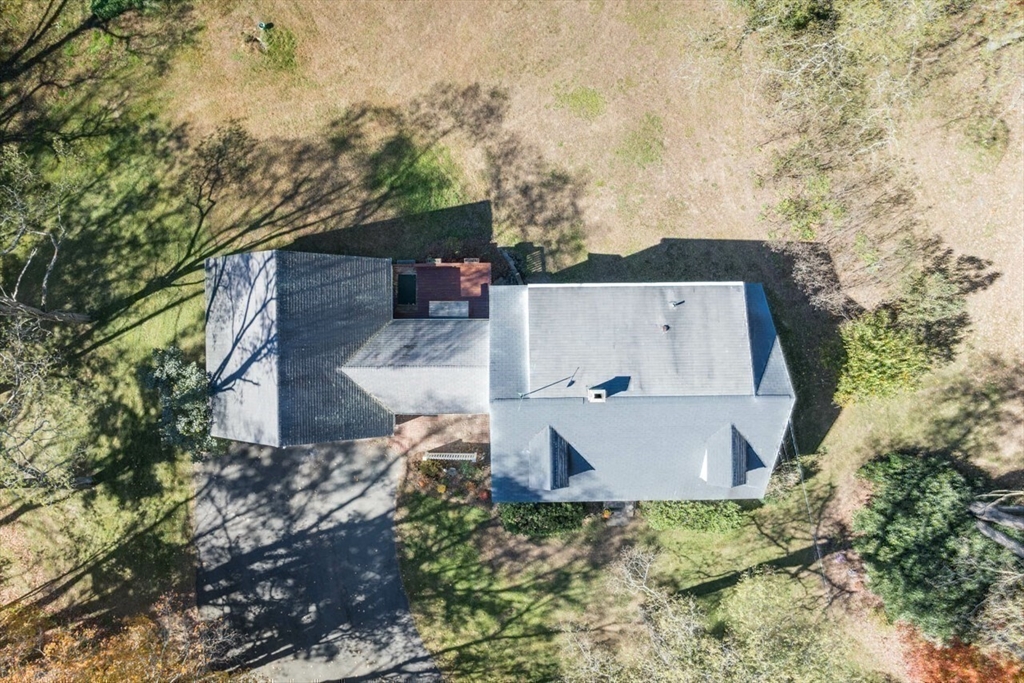 88 Buffam Road Pelham, MA 01002 - Photo 37 of 42 an aerial view of a house with a yard