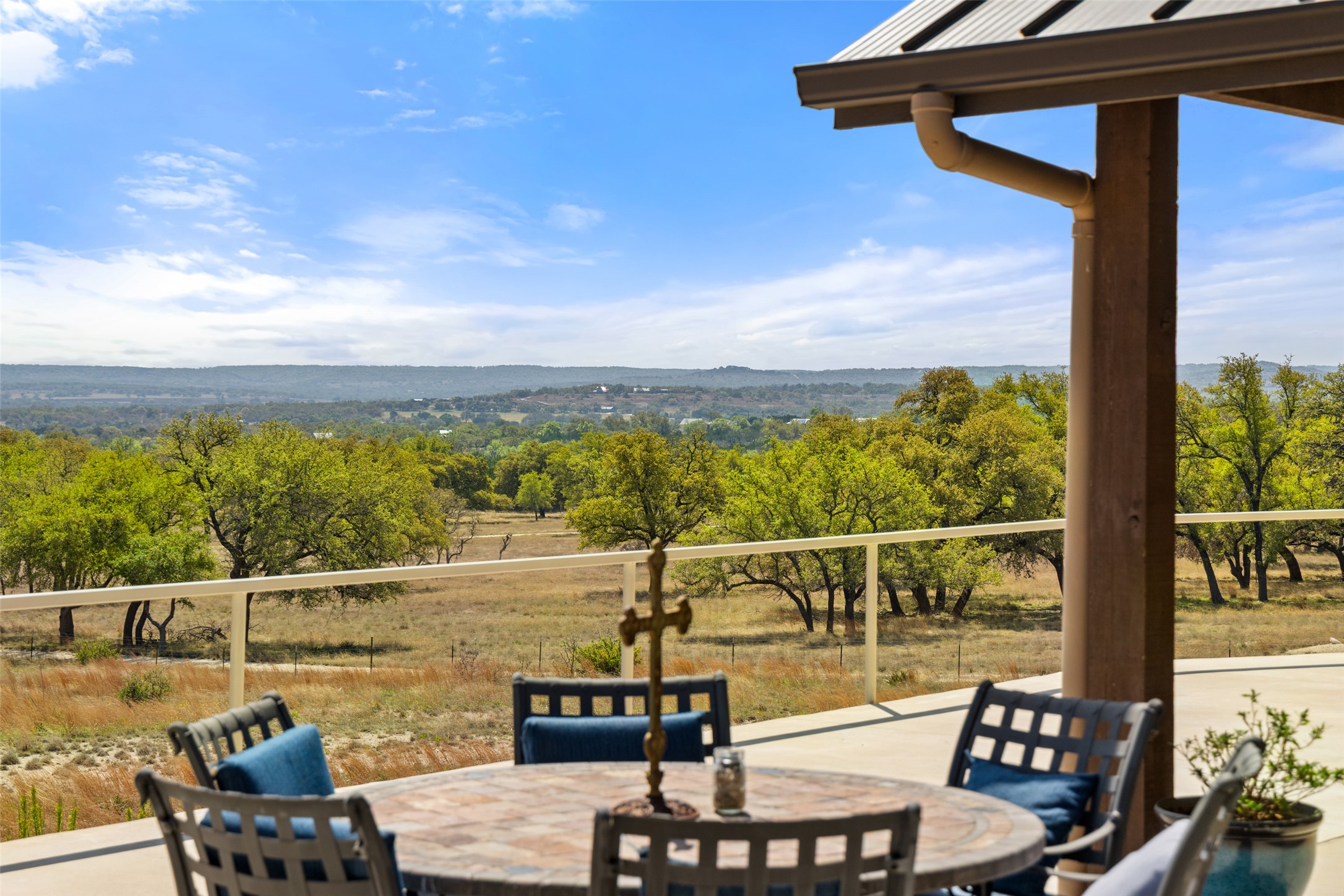 546 Lazy Oak Road Hye, TX 78635 - Photo 3 of 34 View of patio with outdoor dining area