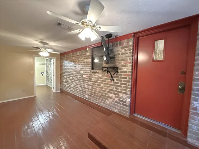 a view of a livingroom with a chandelier