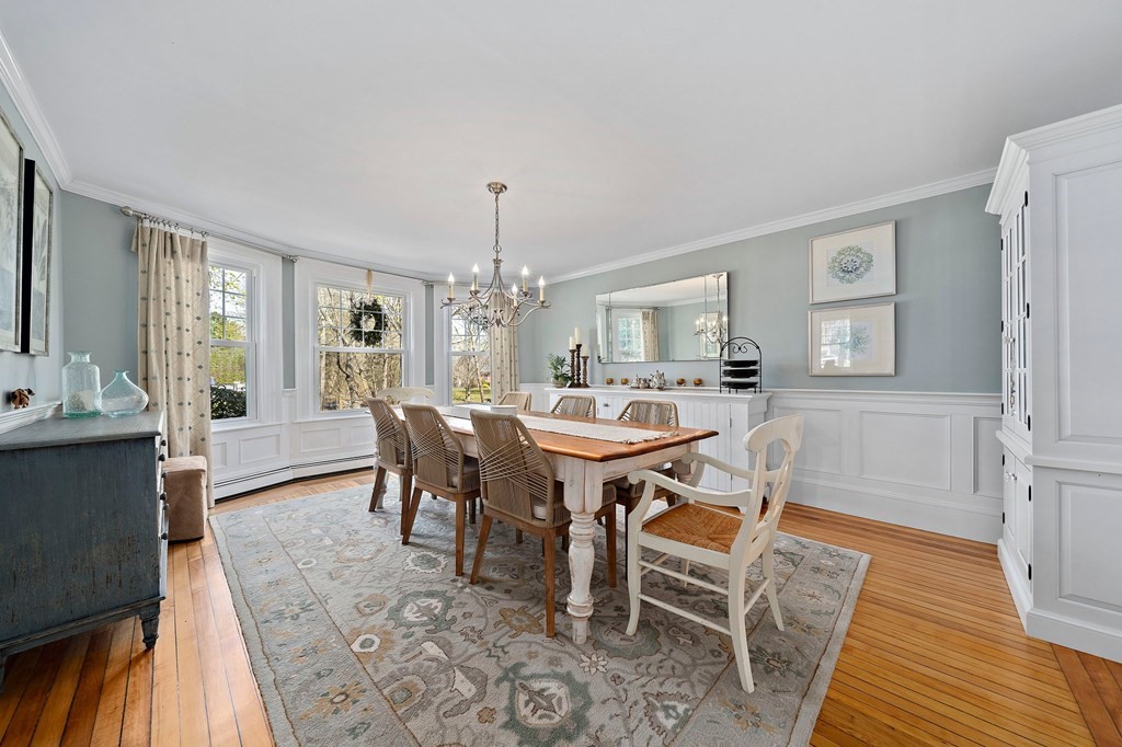 273 Wareham Street Middleboro, MA 02346 - Photo 17 of 42 a view of a dining room with furniture and wooden floor