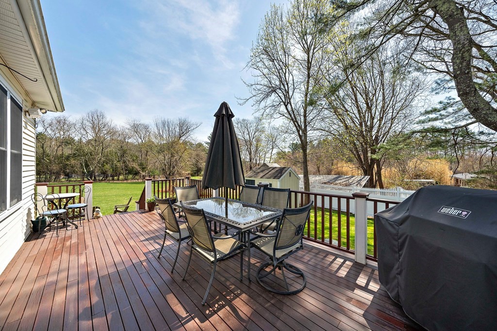 273 Wareham Street Middleboro, MA 02346 - Photo 38 of 42 a view of a chairs on a deck